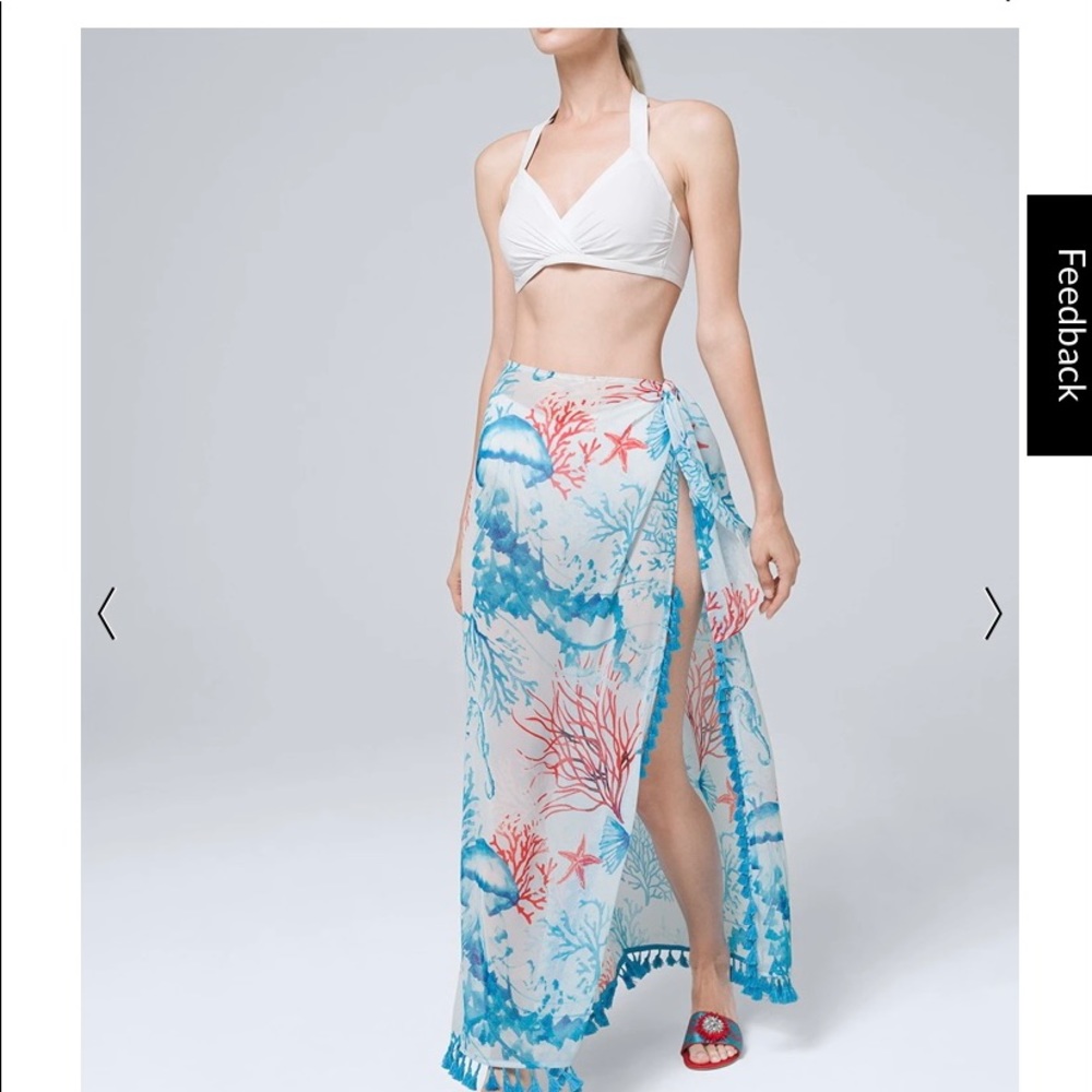 NWOT White House Black Market beach sarong